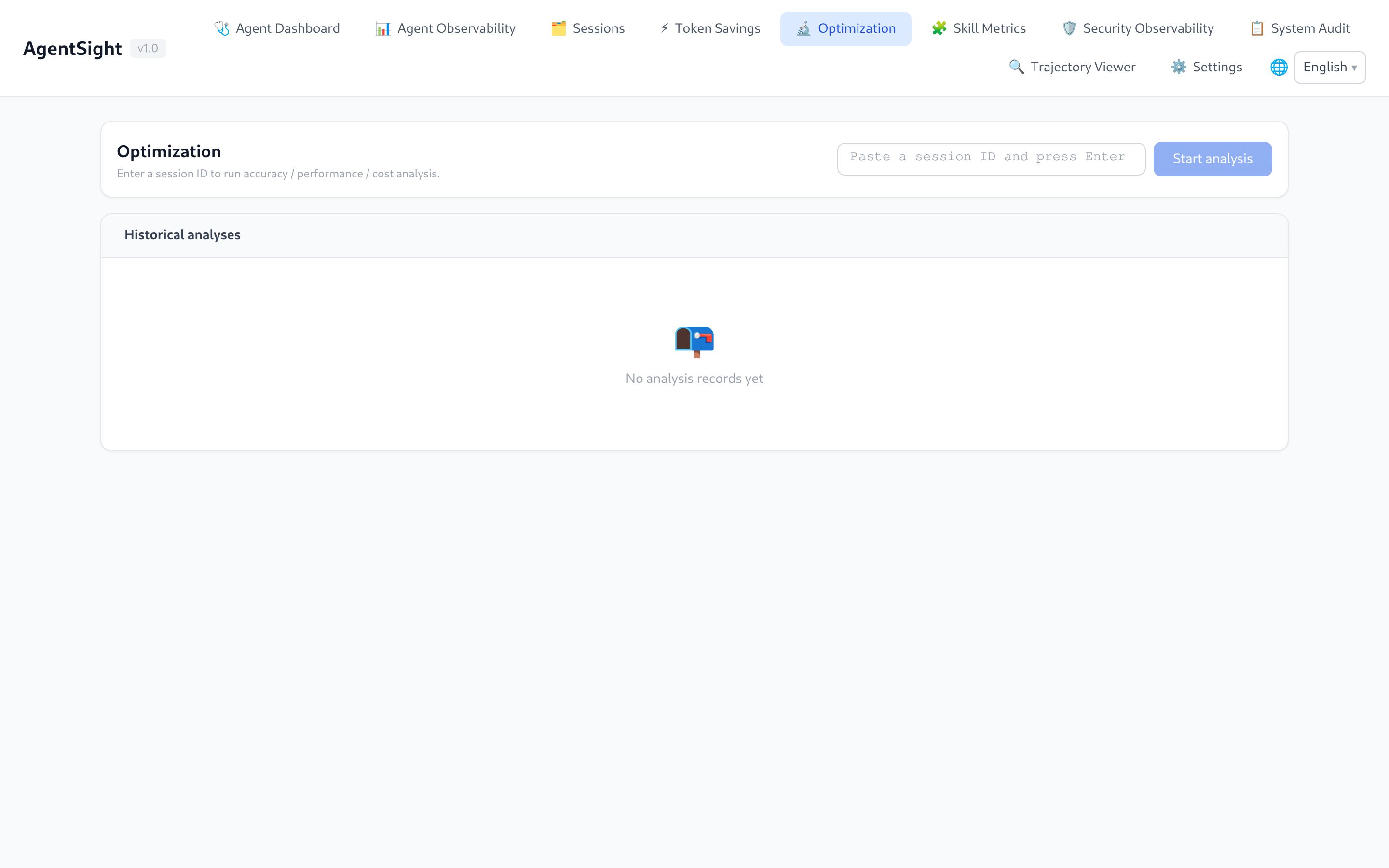 Optimization page